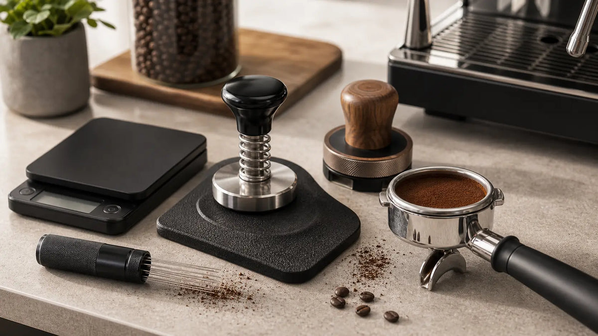 Przewodnik po ubijakach do espresso: wybierz odpowiedni rozmiar, aby uzyskać lepsze ujęcia