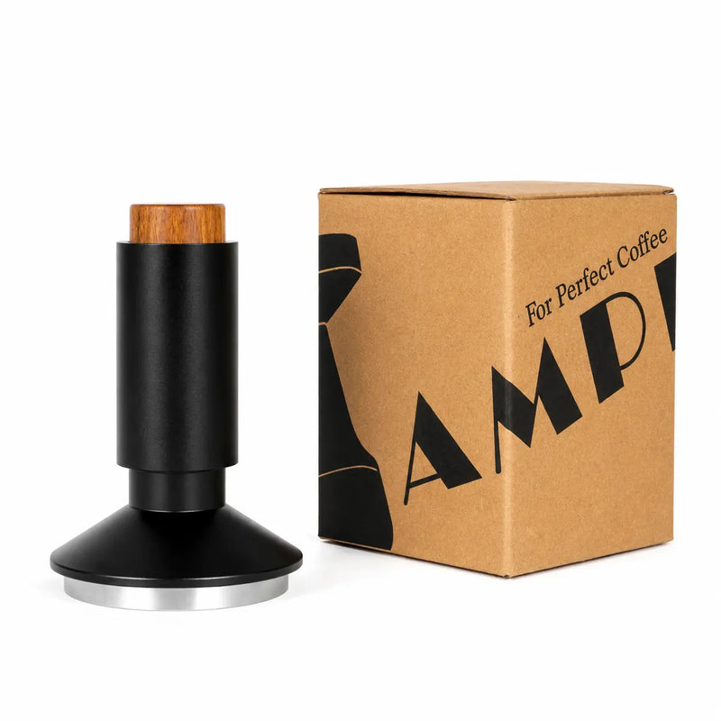 Yozcoffee Ubijak do espresso WDT Dystrybutor 53 mm 2 w 1 ze stali nierdzewnej, czarny – opakowanie detaliczne
