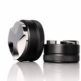 Yozcoffee Dystrybutor espresso 51/53/58mm stop aluminium 3-listkowy czarny