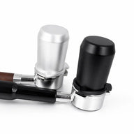 Yozcoffee Kubek dozujący do espresso Breville 54 mm stop aluminium czarny/srebrny – kolby w kolorze czarnym i srebrnym