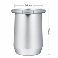 Yozcoffee Kubek dozujący do espresso Breville 54mm Stop aluminium Czarny/Srebrny – wymiary srebrny