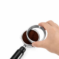 Yozcoffee Lejek dozujący do espresso 51/53/58mm Magnetyczny Stal nierdzewna Srebrny – koszyk z kolbą