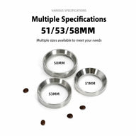 Yozcoffee Lejek dozujący do espresso 51/53/58mm Magnetyczny Stal nierdzewna Srebrny – trzy rozmiary