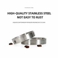 Yozcoffee Lejek dozujący do espresso 51/53/58mm Magnetyczny Stal nierdzewna Srebrny – stal nierdzewna zamknij
