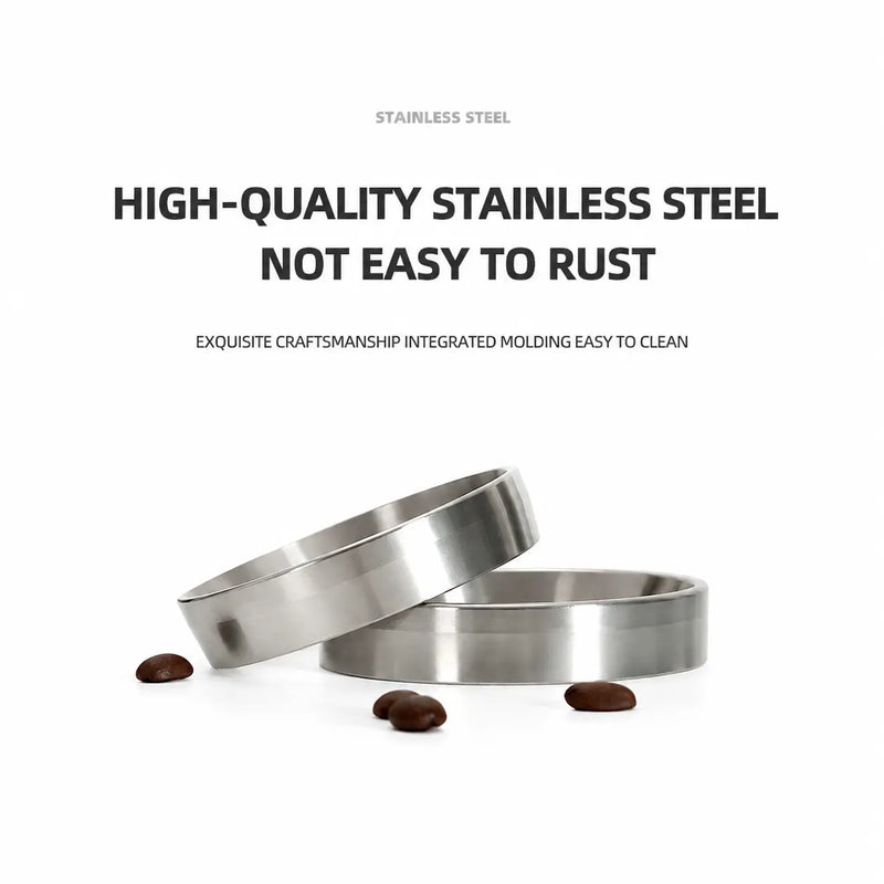 Yozcoffee Lejek dozujący do espresso 51/53/58mm Magnetyczny Stal nierdzewna Srebrny – stal nierdzewna zamknij