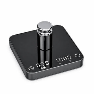 Waga do espresso i kawy przelewowej z timerem – 0,1 g, 2 kg, USB-C – cyfrowa wersja demonstracyjna odważnika ze stopu
