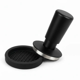 Yozcoffee Sprężynowy ubijak do espresso 49/51/58 mm stal nierdzewna – czarna podstawa